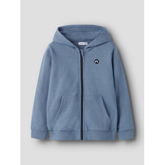 Name it winter sweat vest jongens - blauw - NkmVimo