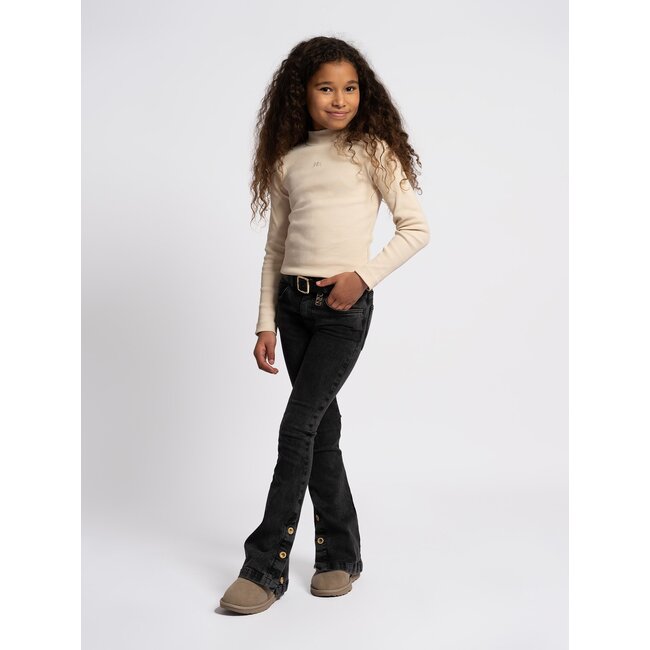 Nik&Nik winter jeansbroek meisjes - grijs denim - Saar