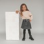 Your wishes winter rok meisjes - grijs - denim, glitter, stretch