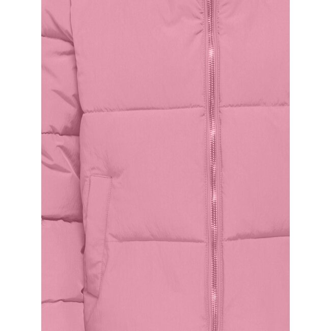 Kids ONLY winter winterjas meisjes - roze - puffer - Kogmalia