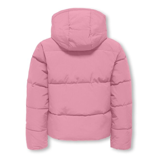 Kids ONLY winter winterjas meisjes - roze - puffer - Kogmalia