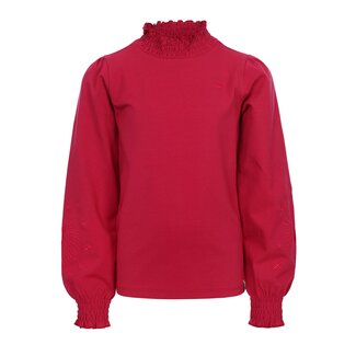LOOXS Little winter t-shirt meisjes - roze - longsleeve LOOXS Little winter t-shirt meisjes - roze - longsleeve