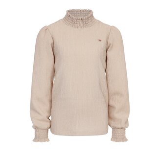 LOOXS Little winter top meisjes - zand LOOXS Little winter top meisjes - zand