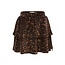 LOOXS Little winter velvet rok meisjes - bruin - luipaard