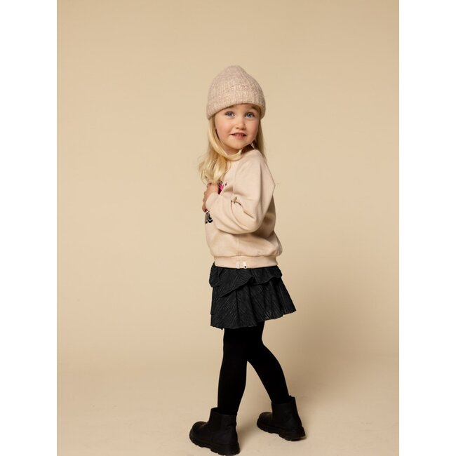 LOOXS Little winter lace rok meisjes - zwart