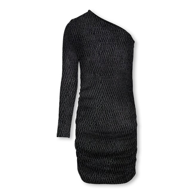 Kids ONLY winter jurk meisjes - zwart - KogQueen - regular fit, glitter