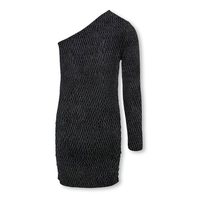 Kids ONLY winter jurk meisjes - zwart - KogQueen - regular fit, glitter