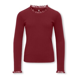 Kids ONLY winter top meisjes - paars - KogLeslie - regular fit, longsleeve