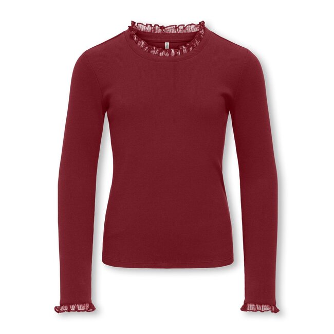 Kids ONLY winter top meisjes - paars - KogLeslie - regular fit, longsleeve
