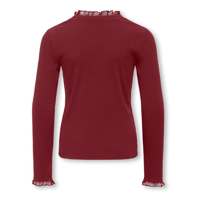 Kids ONLY winter top meisjes - paars - KogLeslie - regular fit, longsleeve