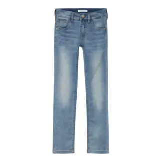 Name it winter jeansbroek jongens - blauw - xslim fit - NkmTheo