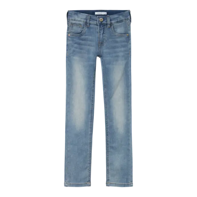 Name it winter jeansbroek jongens - blauw - xslim fit - NkmTheo