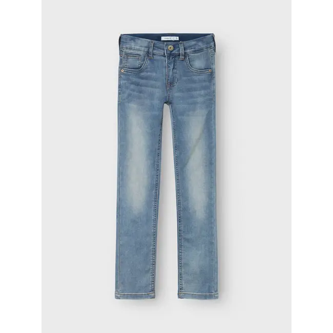 Name it winter jeansbroek jongens - blauw - xslim fit - NkmTheo