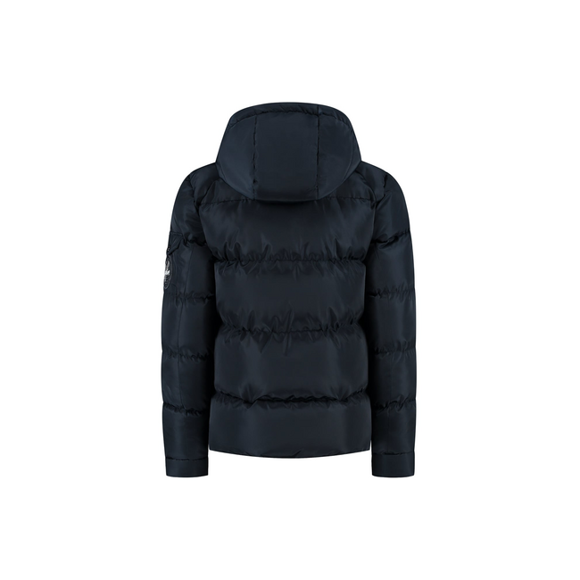 Malelions winter winterjas jongens - navy blauw - Patch Puffer
