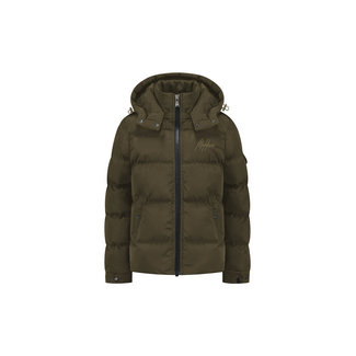 Malelions winter winterjas jongens - army groen - Patch Puffer