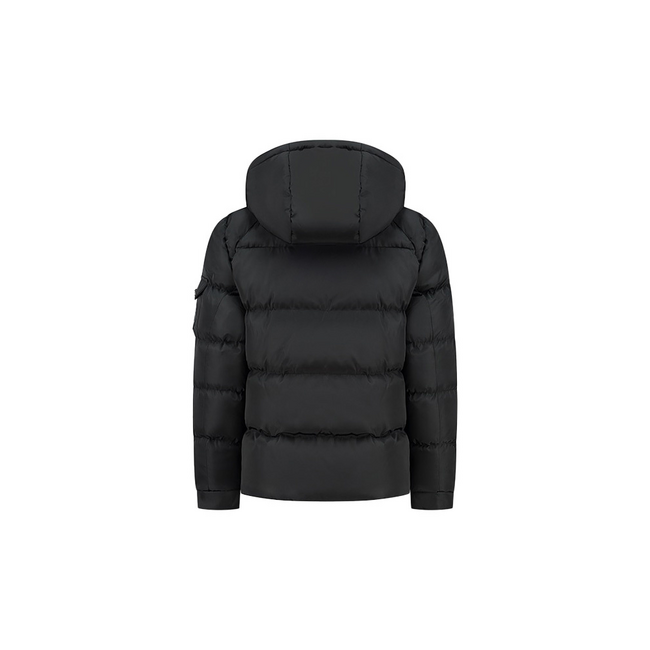Malelions winter winterjas jongens - zwart - Patch Puffer