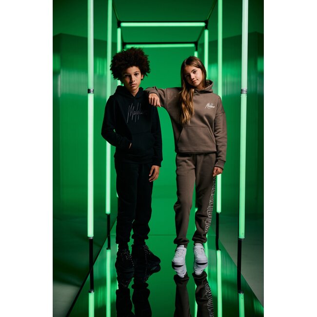 Malelions winter tracksuit meisjes - choco bruin - Tribe + GRATIS PET!