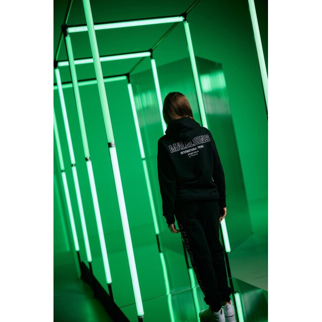 Malelions winter tracksuit meisjes - zwart - Tribe + GRATIS PET!