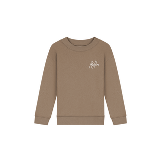 Malelions winter sweater meisjes - choco bruin - Tribe
