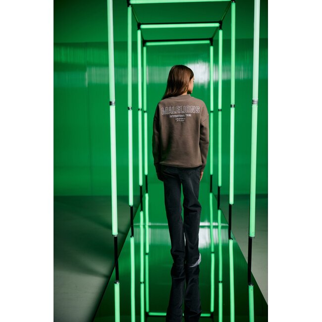 Malelions winter sweater meisjes - choco bruin - Tribe