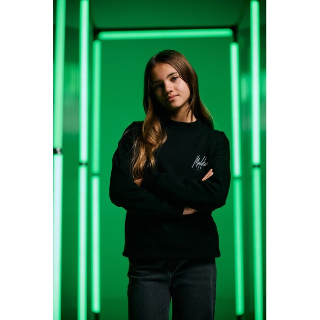 Malelions winter sweater meisjes - zwart - Tribe