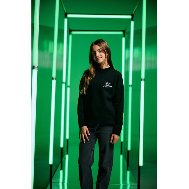 Malelions winter sweater meisjes - zwart - Tribe