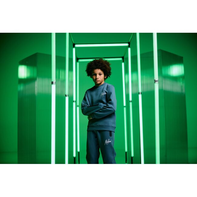 Malelions winter sweater jongens - teal blauw - Sport Counter