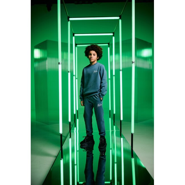 Malelions winter sweater jongens - teal blauw - Sport Counter