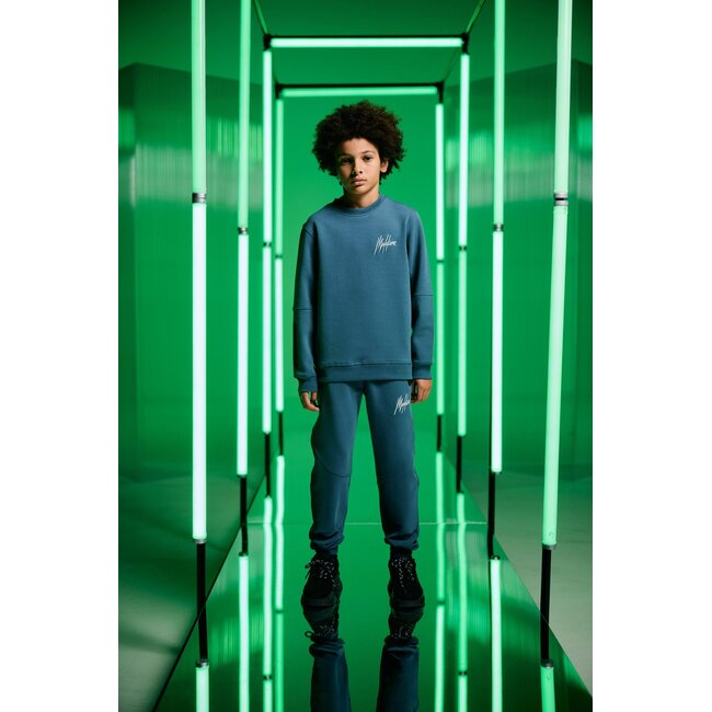 Malelions winter sweater jongens - teal blauw - Sport Counter