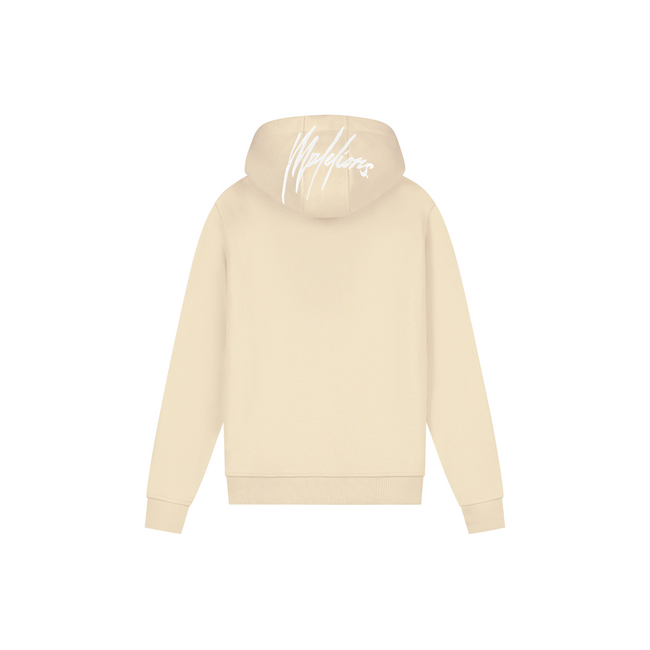 Malelions winter tracksuit jongens - beige wit - Essentials + GRATIS PET!