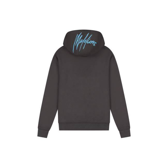 Malelions winter hoodie jongens - grijs blauw - Tube