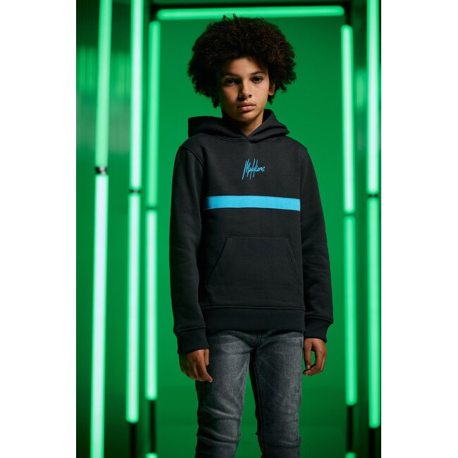 Malelions winter hoodie jongens - grijs blauw - Tube
