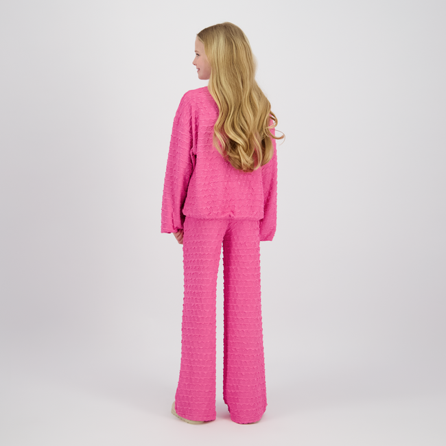 Raizzed zomer broek meisjes - roze - Pella - wide leg