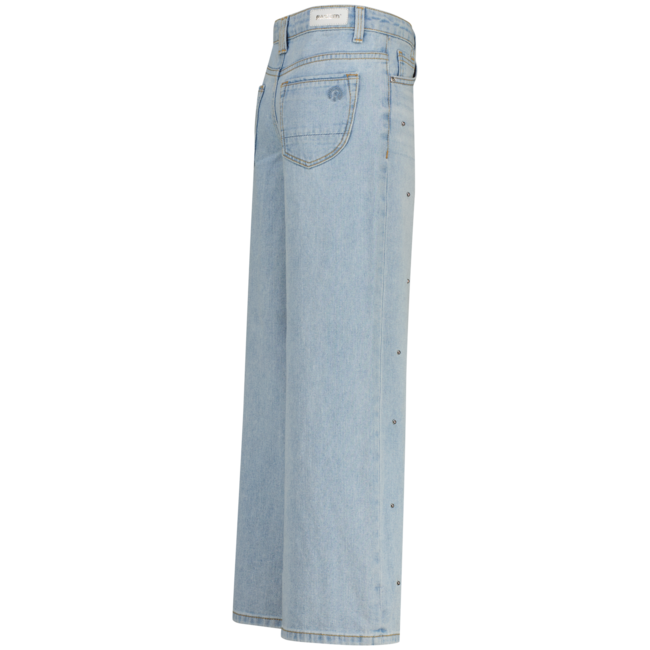 Raizzed zomer jeans broek meisjes - blauw - Monaco - extra wide leg