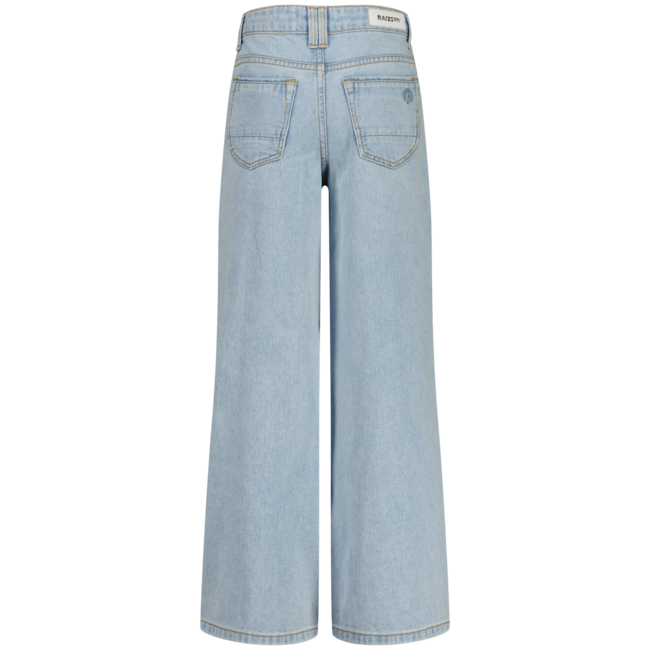 Raizzed zomer jeans broek meisjes - blauw - Monaco - extra wide leg