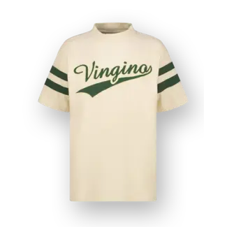 Vingino zomer t-shirt jongens - off white - Hoyt - oversized