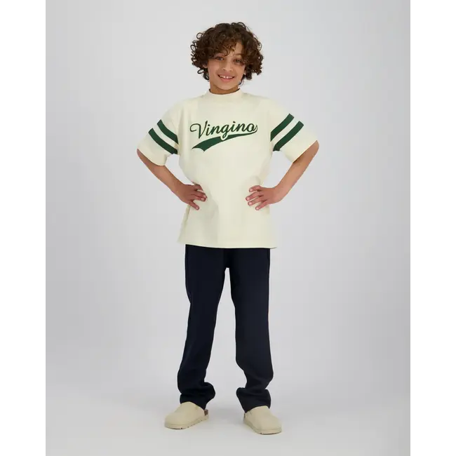 Vingino zomer t-shirt jongens - off white - Hoyt - oversized