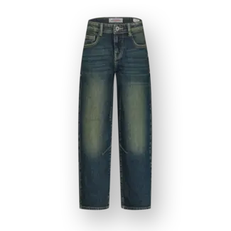 Vingino zomer jeans broek jongens - blauw - Keaton - baggy fit