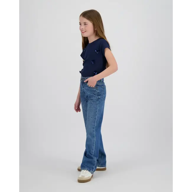 Vingino zomer t-shirt meisjes - blauw - Jessie