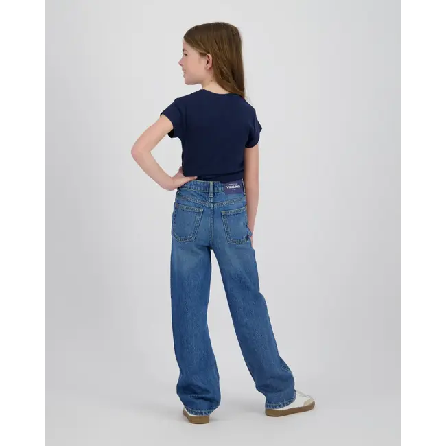 Vingino zomer t-shirt meisjes - blauw - Jessie