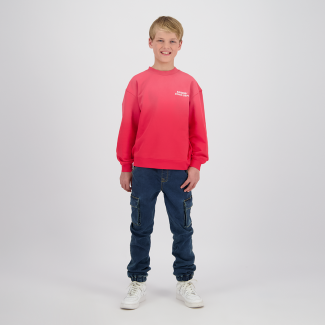 Raizzed zomer sweater jongens - rood - Nover - boxy fit