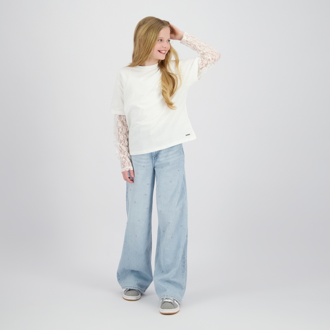 Raizzed zomer t-shirt meisjes - wit - Tanya