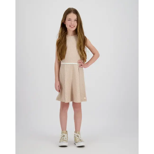 Vingino zomer jurk meisjes - taupe - Peline