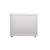 Qventi CAL130OW Airconditioner / warmtepomp cover louvre bodemplaat Wit 130x65cm