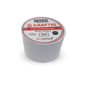 Isolatietape wit 50mm x 0.15mm 20m