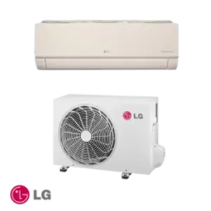 LG AB12BK 3.5kW Artcool Beige inverter Binnen en buitenunit