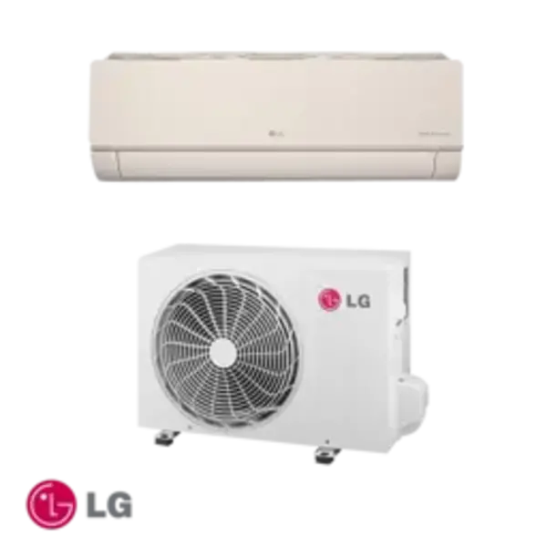 LG LG AB12BK 3.5kW Artcool Beige inverter Binnen en buitenunit