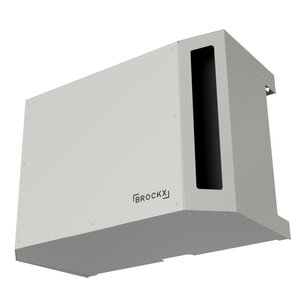 Brockx Airco omkasting L hoog wit anti-recirculatieplaat
