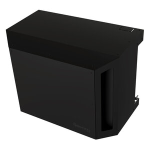 Brockx Airco omkasting S hoog zwart anti-recirculatieplaat