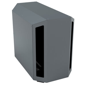 Brockx Airco omkasting S laag antraciet anti-recirculatieplaat